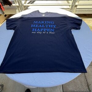 Gildan Men's Heavy Cotton Plain Crew Neck Short Sleeves T-Shirt Navy